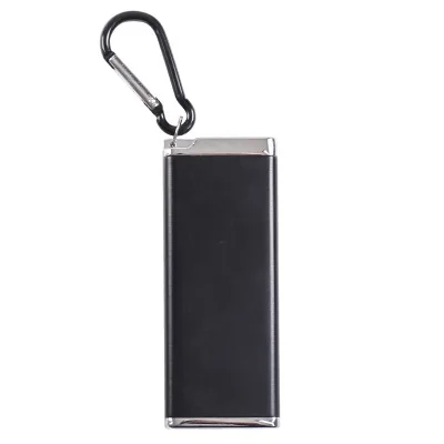 QZH Aluminum Alloy Cigarette Case Men Portable Metal Cigarette Box Creative  Male Cigarette Holder can Accommodate 8