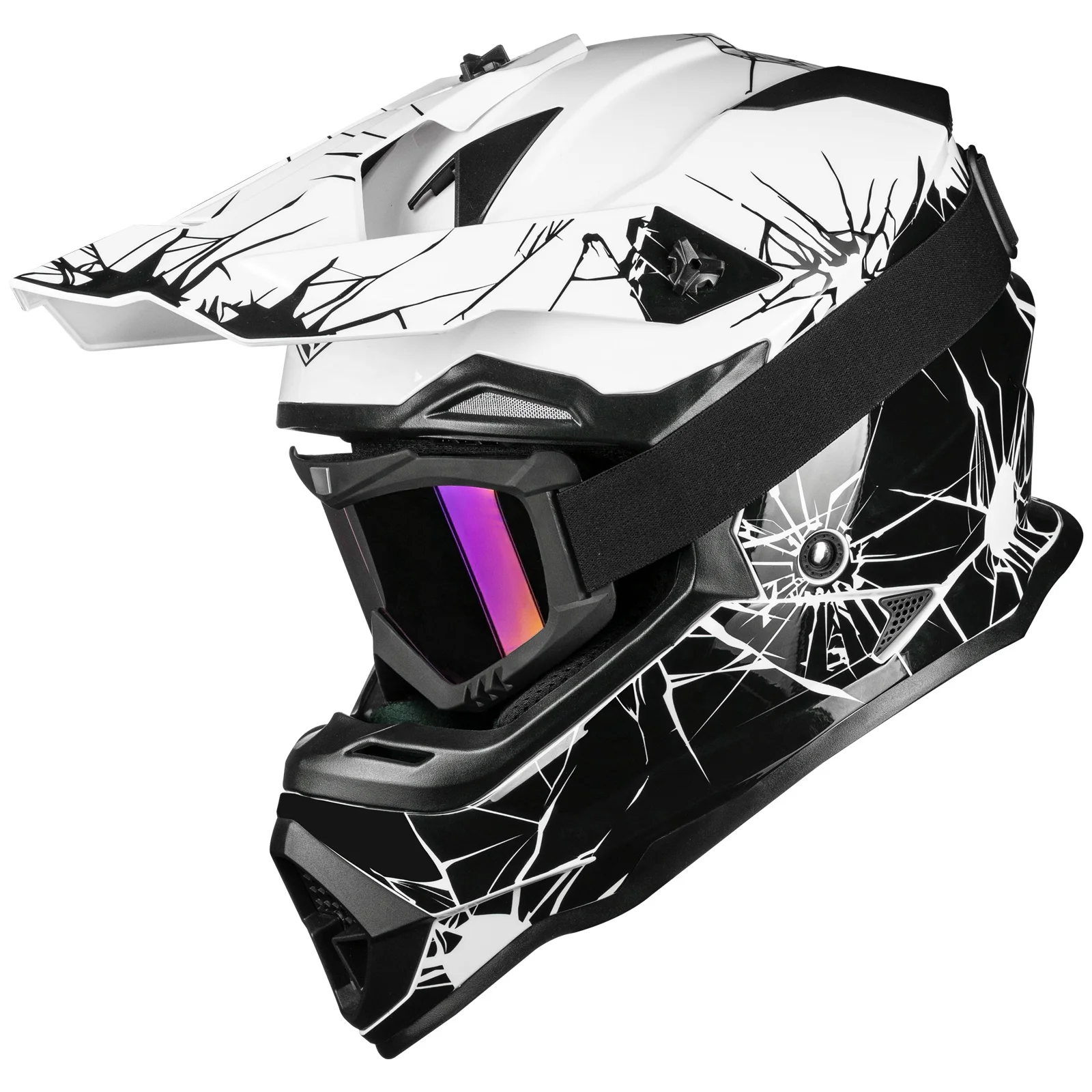 ILM Adult Dirt Bike Helmets Men Women Motocross ATV Off Road Helmet Model  WS901