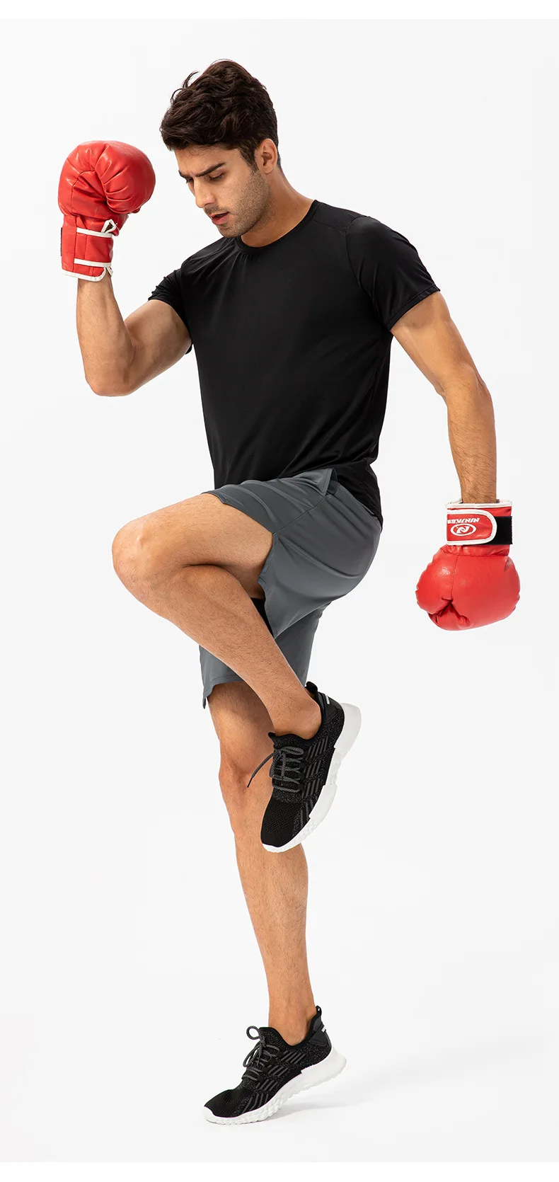 Pantaloncini estivi da uomo Pantaloncini da allenamento per corsa elasticizzati ad asciugatura rapida194_voghion.com