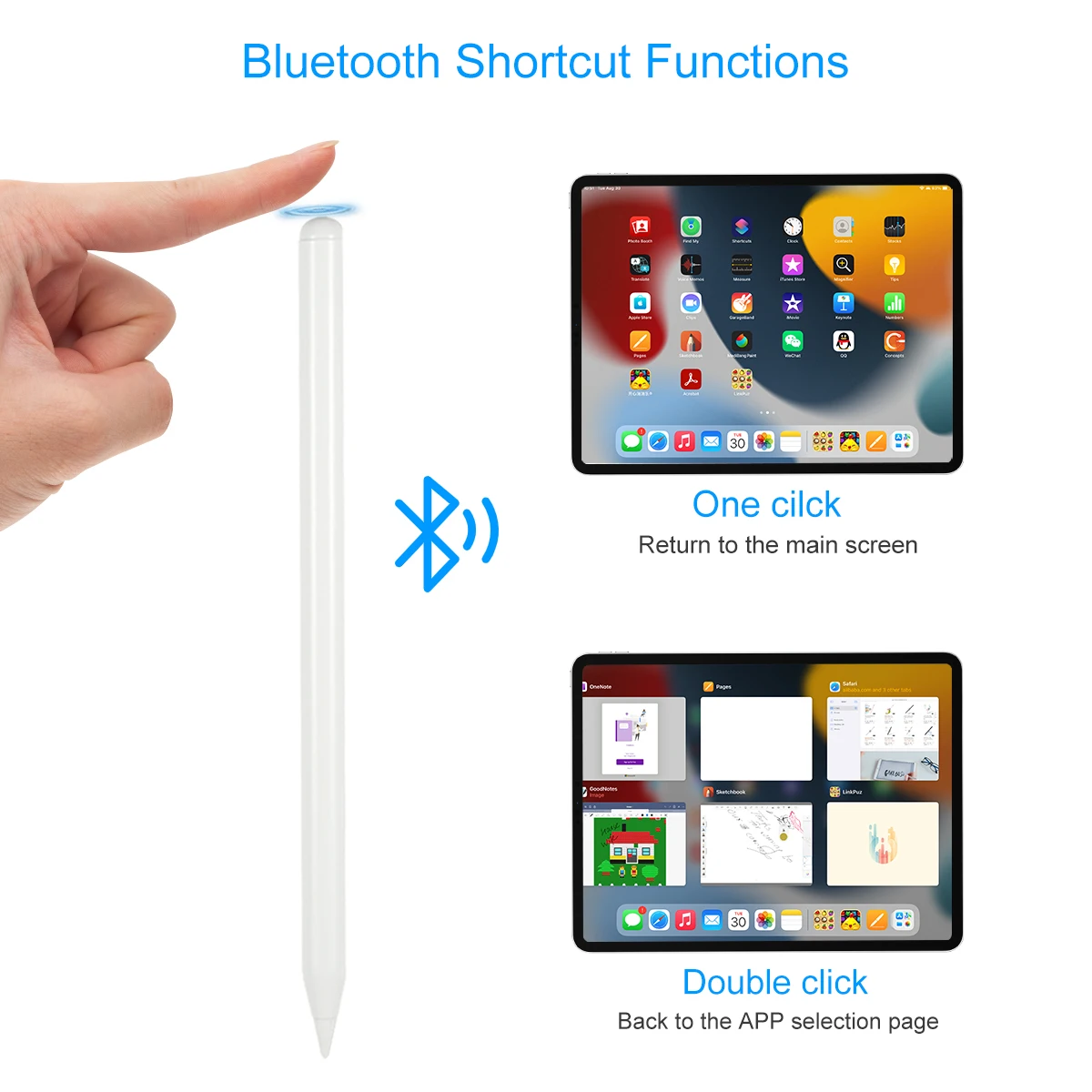 Id730 2nd Generation Tablet Pencil With Adsorption Wireless