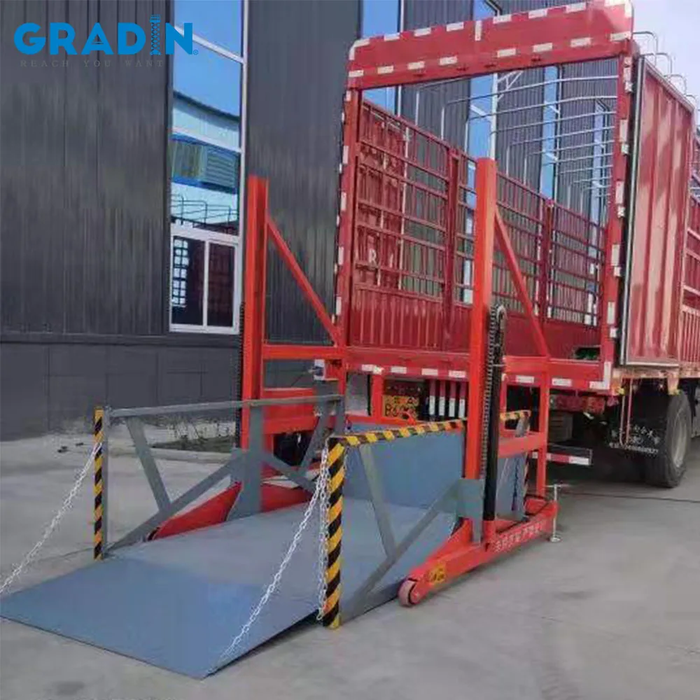 Dock Liftp Container Vertical Unloading Platform Movable Hydraulic ...