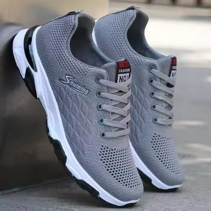 Yatai Walking Style Sneakers For Men Breathable Anti-slip Shoes Men Footwear Sports Running Men's Shoes