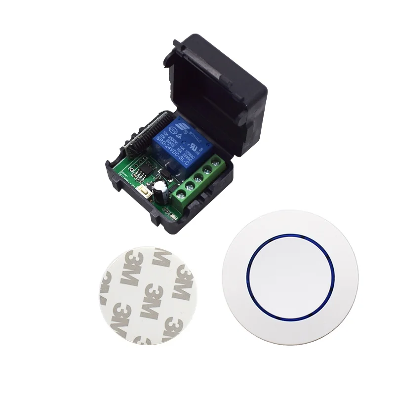 Mini 1-Channel 433Mhz Wireless Remote Control Relay Switch Kit For DC 12V Systems