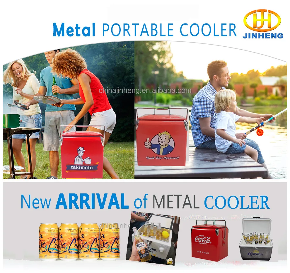 20 Liters Metal Coolers Manufacture Corona Extra Ice Cooler Box Ice
