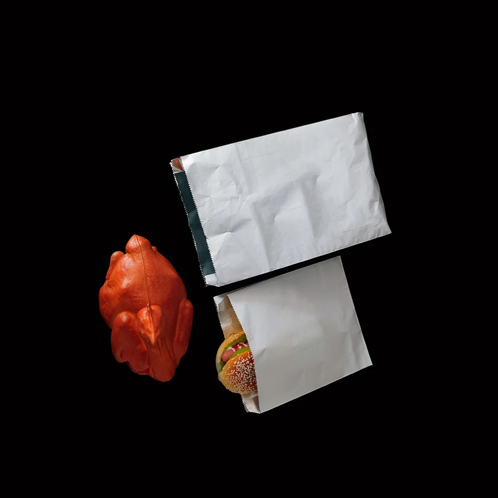 Bolsa de papel de pollo bolsa de papel de impresión de helado