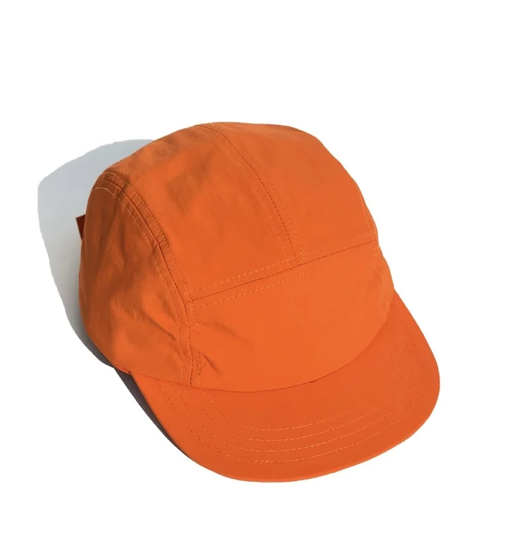 Short Brim Hat Nylon Quick Drying Five Panel Cap TB20210513