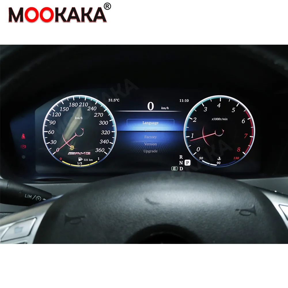 Digital Cluster Virtual Lcd Dashboard For Mercedes Benz C W204 2011