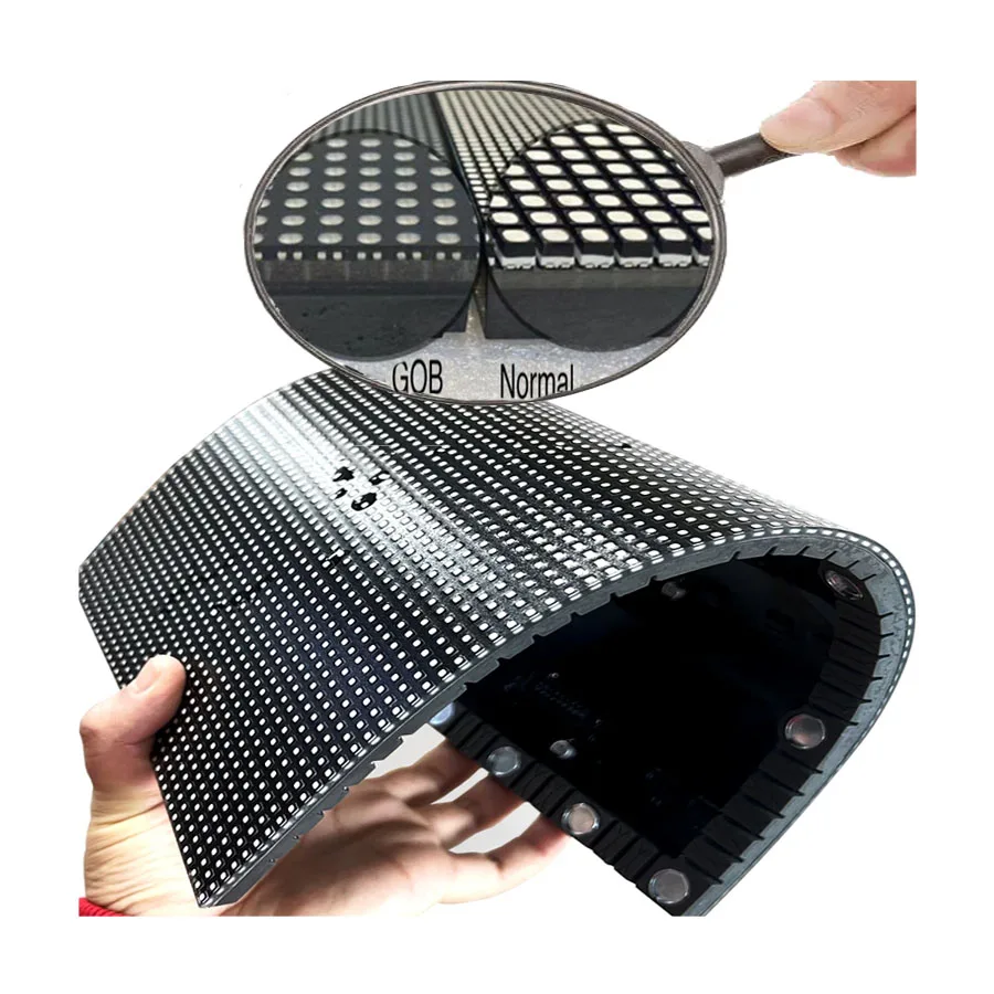 P1.53 P1.86 P2  P2.5 320*160mm Indoor Flexible Led Module Led Panel