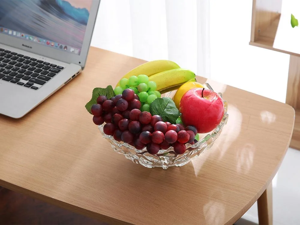 Wholesale High Quality Fruit Plate Cheap Price Soda Lime Glass Fruit Bowls Dishes for Storage
