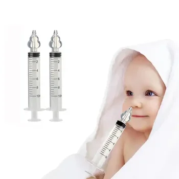 CE Certification Needle Tube Nasal Irrigator Syringe Baby Nose Cleaner Baby Nasal Aspirator Customized Nasal Washer