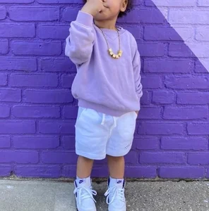 Wholesale Sweatshirts Pullover Autumn Baby Fleece Cotton Pullover Track Suit Kids Jogger Set Shorts Children Clothing Sets