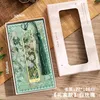 White roses With box