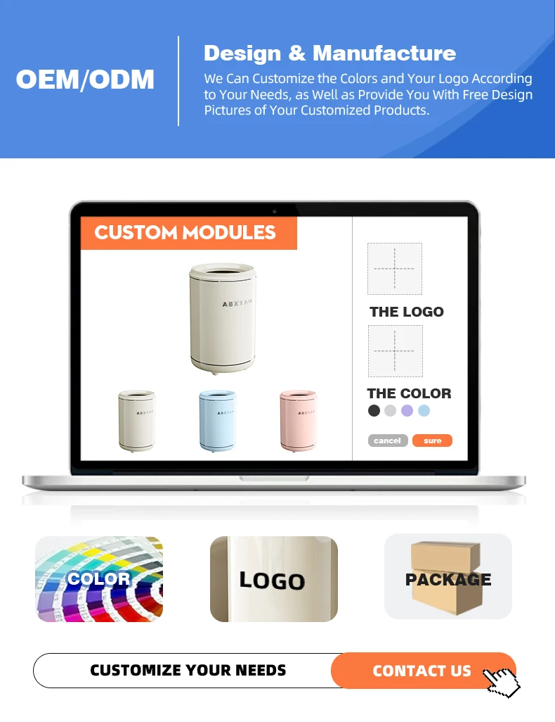 product wanuo 18l kitchen trash can plastic trash can open top trash can with removable inner bucket and wheels-6