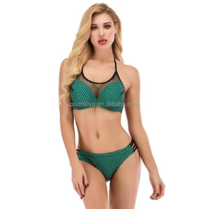 Hot Sport New Fashion Backless Slingshot Sexy Sheer Transparent Mesh Wet UV Indian Young Girls Plus Size Bikini Swimwear Print