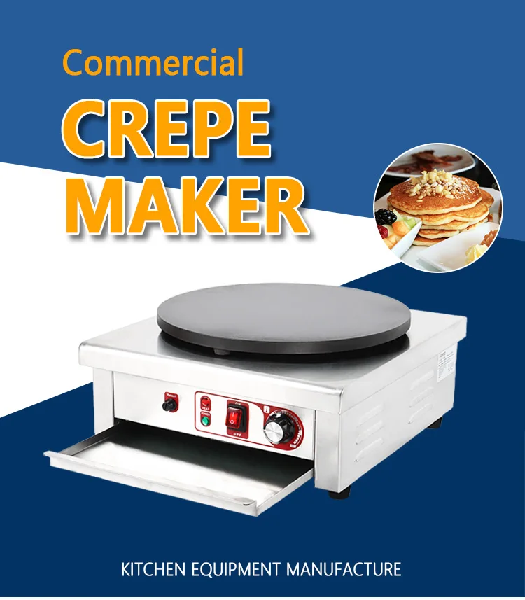 Best Selling Professional Stainless Steel Electric Crepes Making