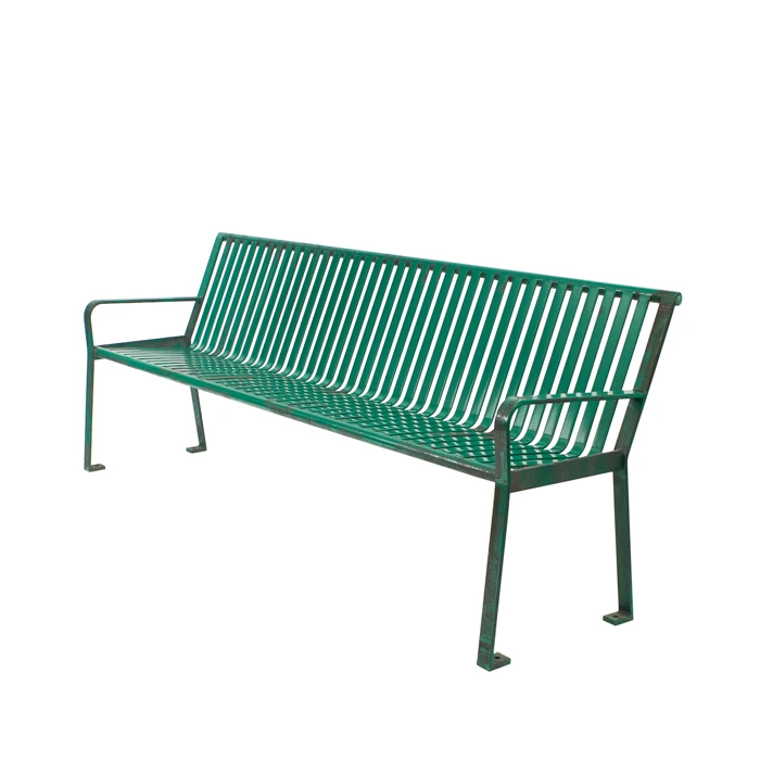 Оцинкованная скамейка из тикового дерева, уличная мебель, металлическая скамейка для отдыха, уличная скамейка, уличная скамейка с модным алюминиевым корпусом