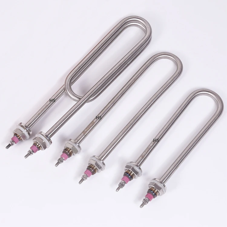 1KW 2KW 3KW U Shape Electric Stainless Steel Water Heater Immersion Heating  Element for Rice Steamer