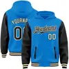Electric Blue  Black - Cream