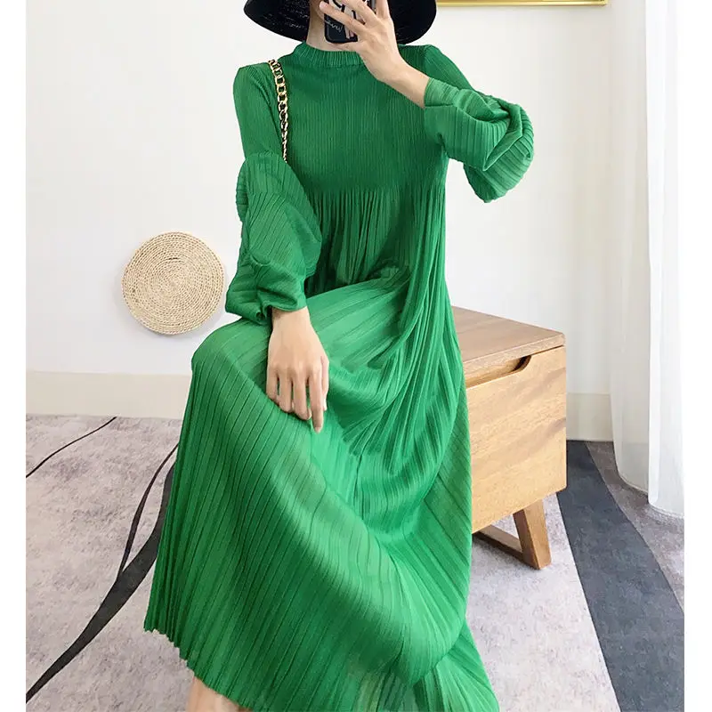 Fast Delivery 2023 New Miyake Pleated Long Skirt Loose Casual Women's ...