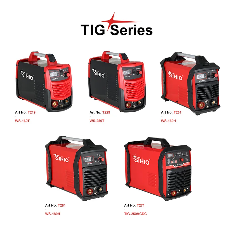 Sihio Modern Multi Purpose Aluminium Mini Tig Mma 200 Ac/Dc Professional Welder Welding Advance Machine 200A