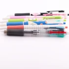 Custom Logo 4 Color Pen Plastic 4 In 1 Ball Pen Multicolor 4 Pen 4 Color