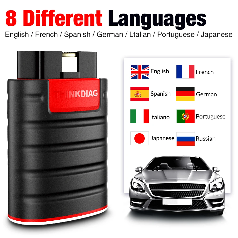  Thinkdiag Old Same  Boot As Easydiag Car OBDII Code Reader Full System BT Android Scanner OBD2 Diagnostic Tool