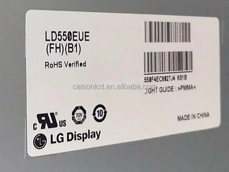 LG 55 inch lcd panel resolution 1920(RGB)x1080 digital signage and display high brightness display LD550EUE-FHB1 supplier