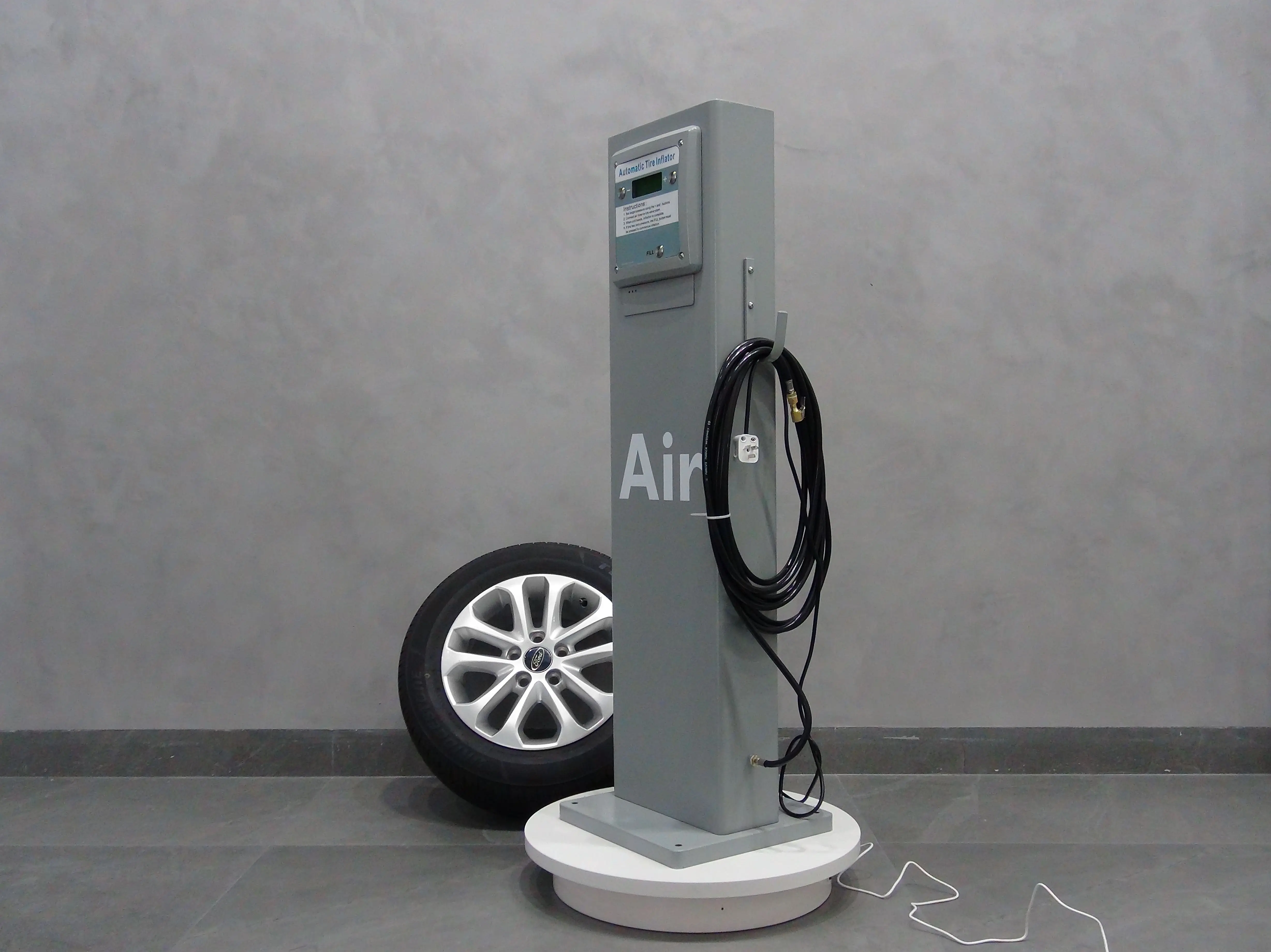 G5 Automatic Motorcycles Tire Inflators Digital Air Inflation Machine Outdoor Standing Cars Trucks Tyre Inflator for Gas Station