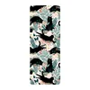 Black Cat in the Flower Garden