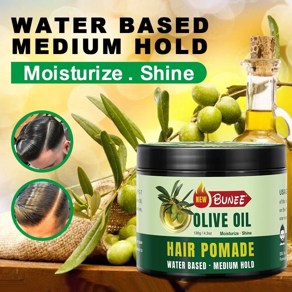 113g Custom Label Coconut Olive Oil Organic Water Based Low Shine Wave