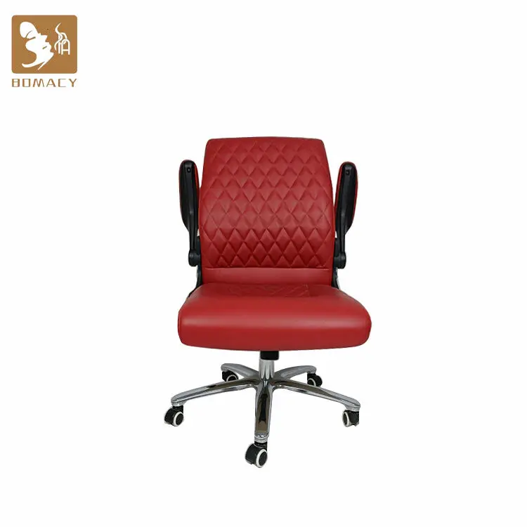 Bomacy High Quality Executive Swivel Office Chairs for Customer Shop Leather Customer Chair