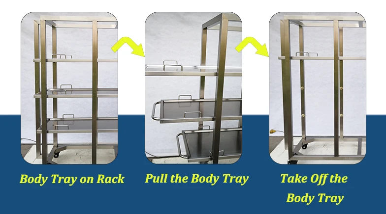 mortuary dead body racks
