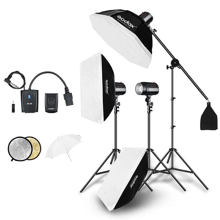 400w JINBEI Softbox Photography Strobe Set Flash Studio Lighting Kit 2x200w 