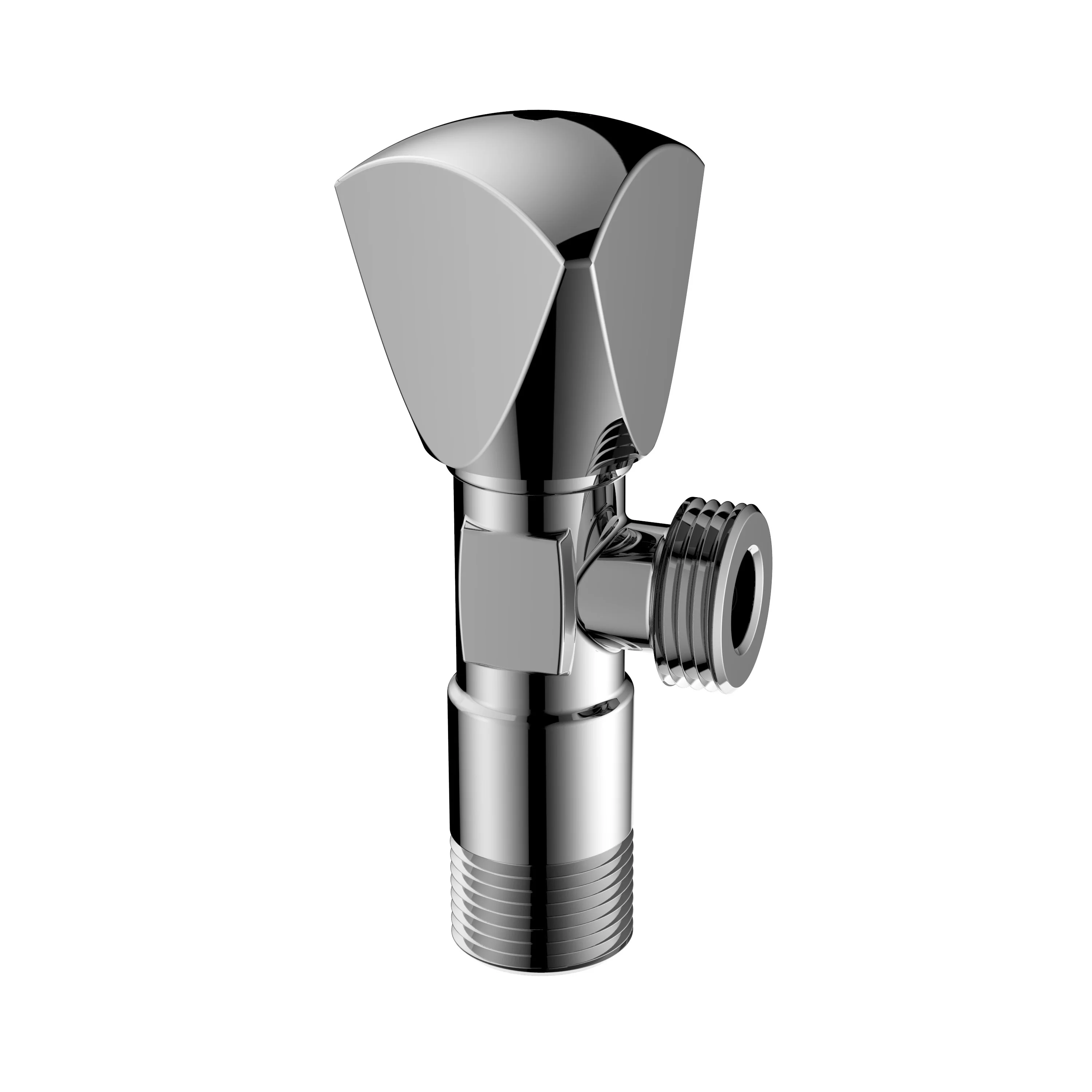 factory direct sale zinc handle brass angle valve with high