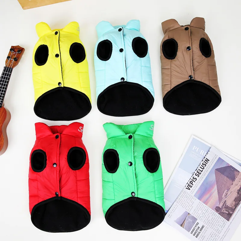 Five Colors Comfortable New Style Fashion Designer Dog Jackets Winter
