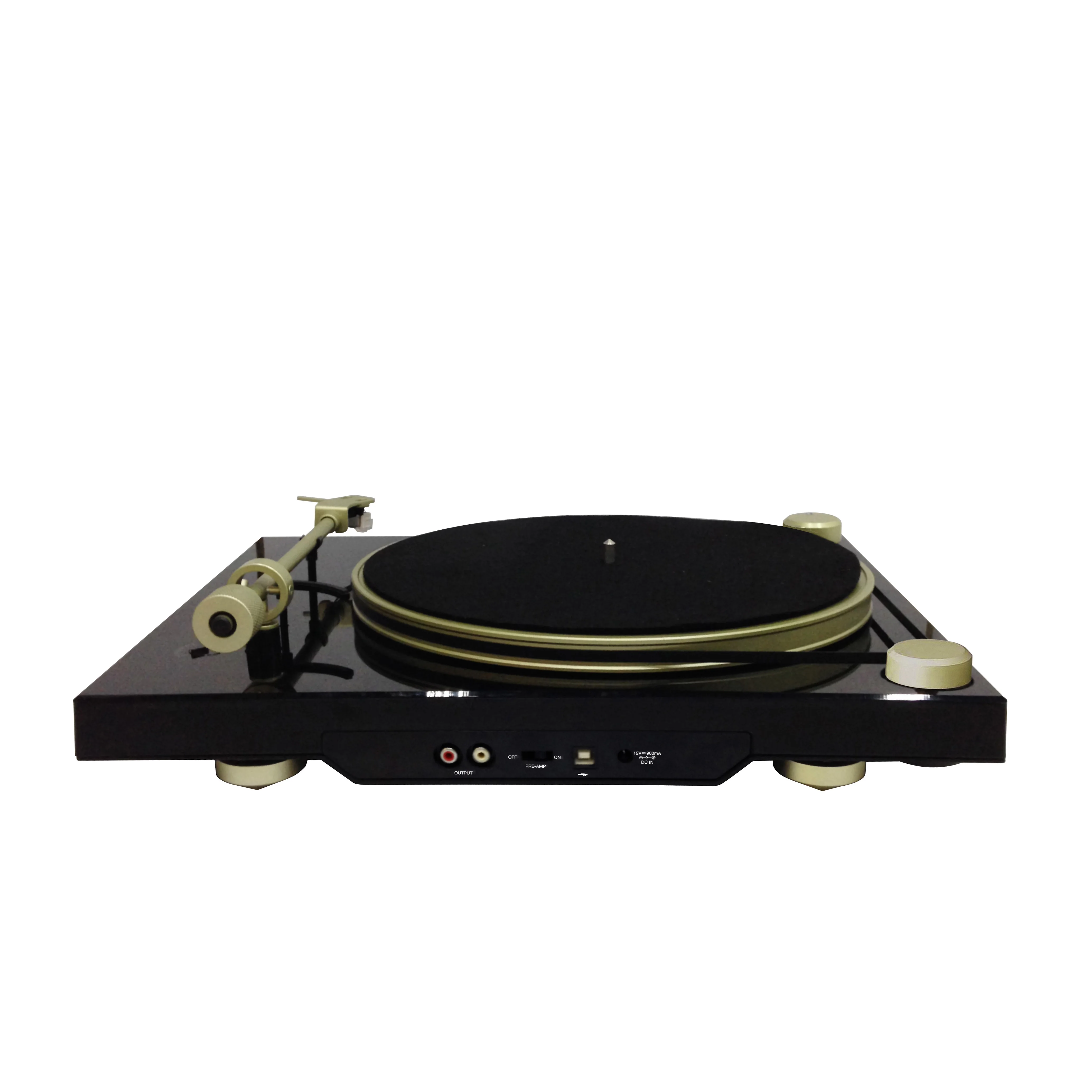 Retro Classical Audio Pro Turntable Player USB Vinyl Record Player