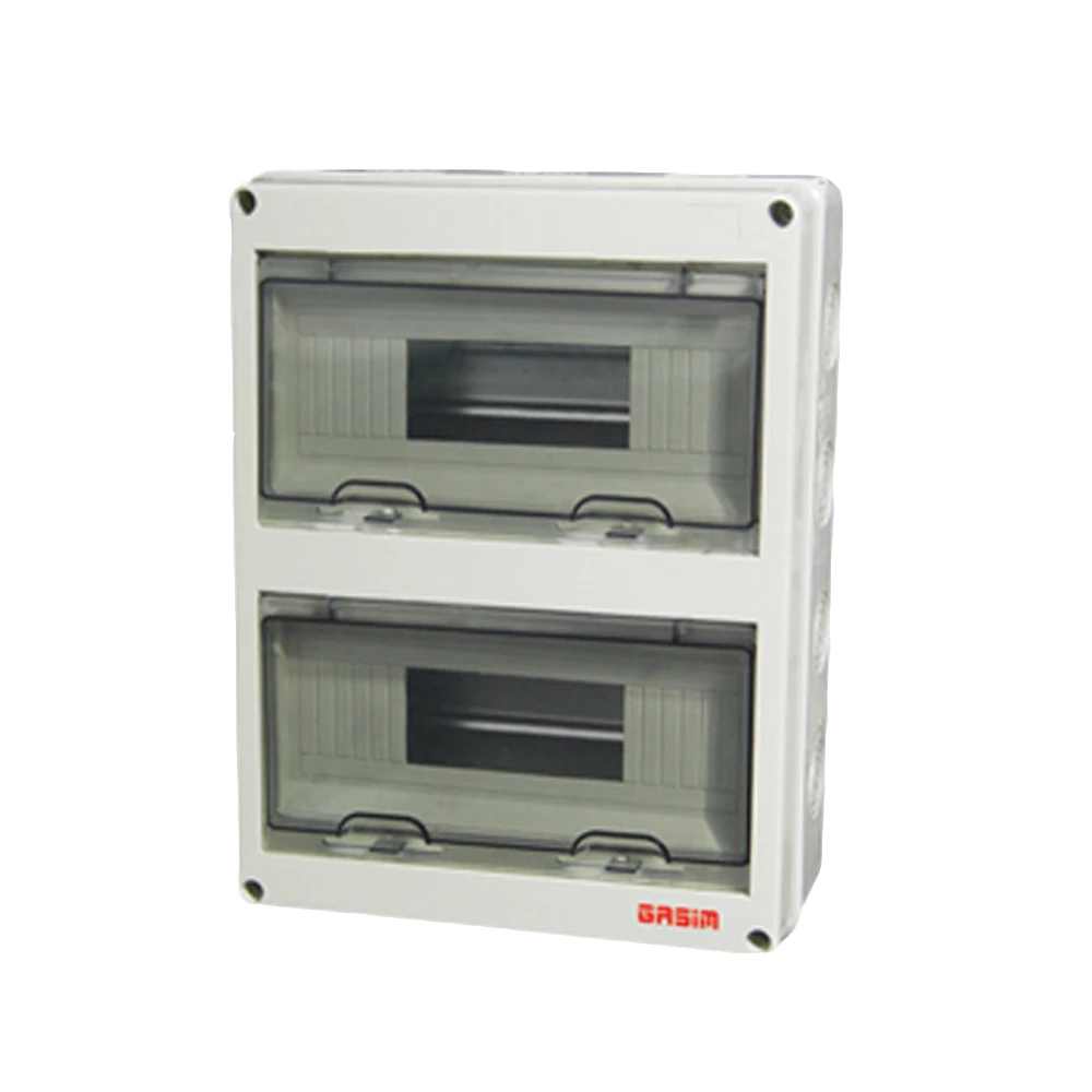 12 Way Mini Circuit Breaker Distribution Box ABS Project Box Waterproof Circuit Breaker Box