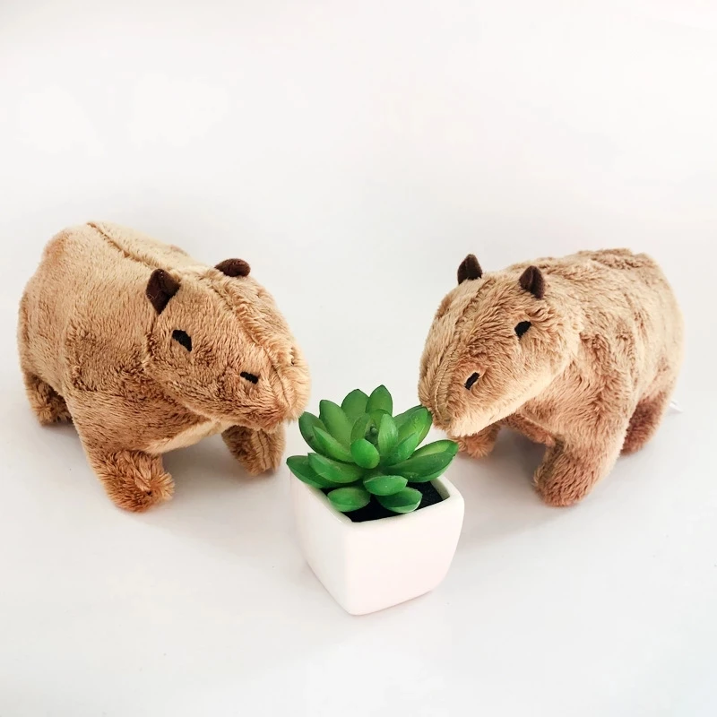 Simulation Capybara Peluche Jouet Mignon Capybara Plushie Moelleux