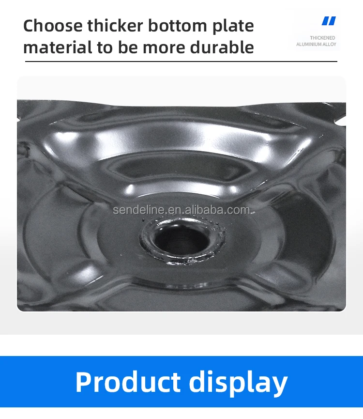 Modern Black Steel Chair Mechanism with 248X248mm Size and 3.0mm Thickness for Swivel Chair Base