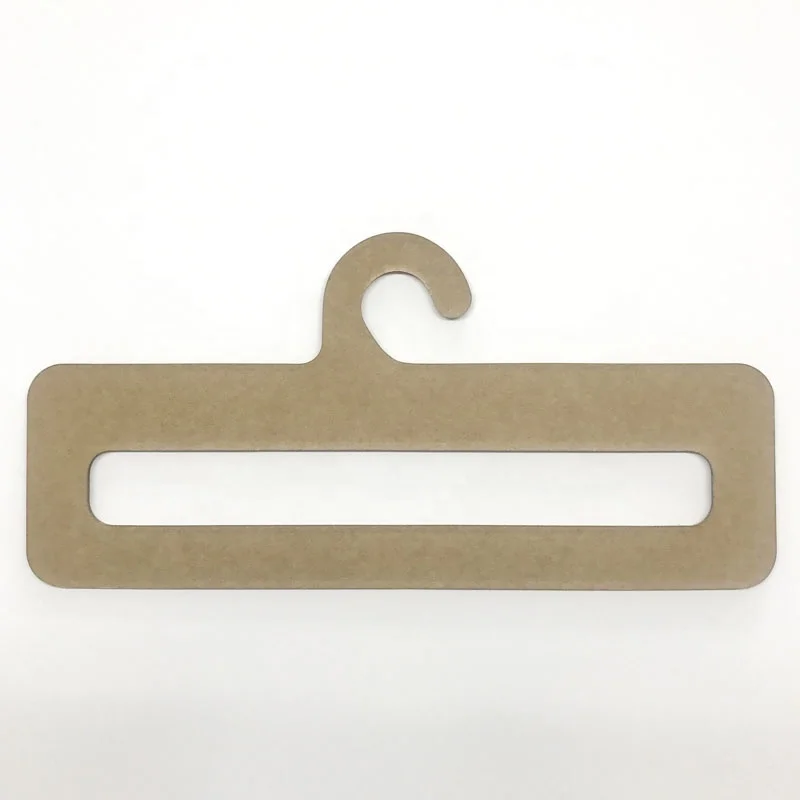 Eco Friendly 100% Recycled Cardboard Hanger 2mm 2.5mm Thickness Custom Logo