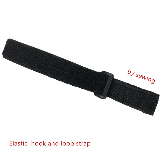Multipurpose Elastic Velcroes Bike Strap Black Sew On Hook And Loop