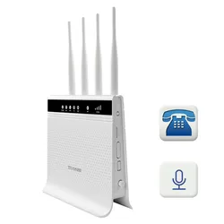 TUOSHI portable 300Mbps long range home voice call mobile wireless wifi cpe 4g lte router sim card slot