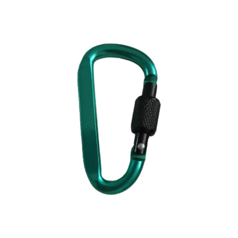 Заводская Горячая Распродажа, карабин с замком на заказ, карабин в форме брелка, карабин из алюминиевого сплава для брелков, мешков, чайников