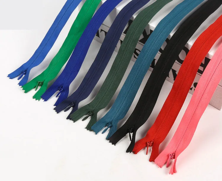 A Large Number of Stock #3 Invisible Zipper Nylon Zippers for Garment