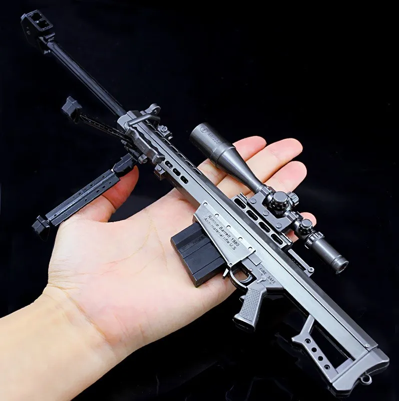 50cm Barrett Metal Toy Gun Toy Sniper Rifle Arma De Brinquedo