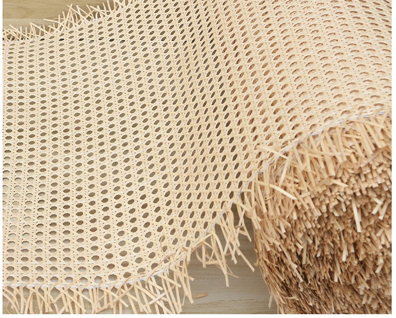 40/45CM X 1--2 Meters Natural Rattan Webbing Roll Real Indones