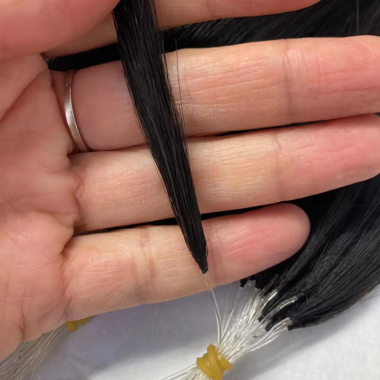 Factory Wholesale Price Feather Ftip Hair Extensions Plastic Nano F