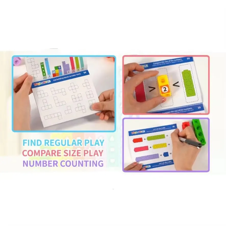 Jouet éducatif Mathématique – Cube Magique Coloré ABS – Additions, Soustractions, Multiplications, Divisions – Préscolaire