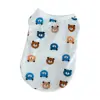 White cute bear vest