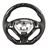 Forged Carbon Fiber+Perforated Leather+Black Stitching